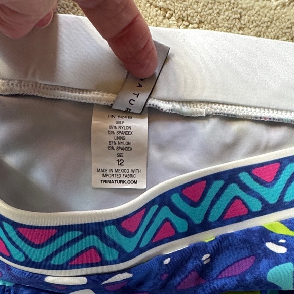 Trina Turk 3 Piece Set - Bikini Size 12 with Matching Pants Size M - Picture 8 of 15